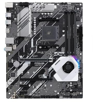 Carte Mere Intel Carte mère Fit for ASUS Prime X570-P X570 AM4 DDR4 128G ATX 2×M.2 SATA 6Gb/s Compatible Ryzen 5 5600 5700 3700 4650