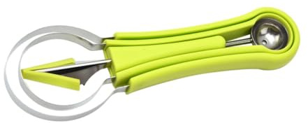 GARVALON Utensili Intaglio Frutta in Acciaio Resistente Scavino Melone e Taglierina Utensile Cucina Pratico e Durevole per Piatti Creativi e Decorazioni Facili