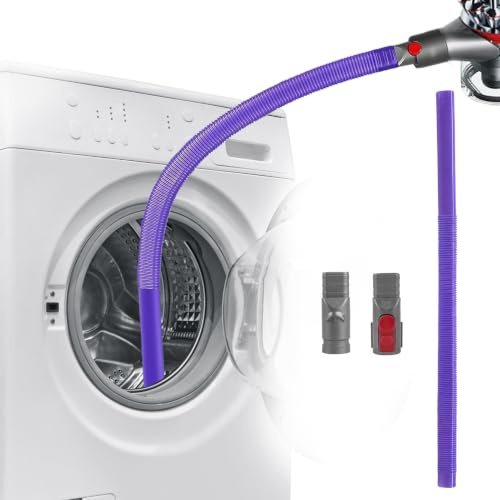 Flexibele Staubsauger Fugendüse für Dyson V6 V7 V8 V10 V11 V12 V15 Staubsauger,Staubsauger Ersatzschlauch,Perfekt zum Entfernen von Flusen aus Trocknern und Entlüftungsöffnungen