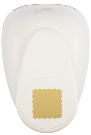 Vaessen Creative Stanzer Super Jumbo rektangulär ram | 7,5 cm, metall, plast, lila, 5,7 x 5,7 cm