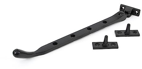 From The Anvil Black 10 Inch Cast Peardrop Stay