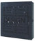 HAKU Möbel boîte à clés Noir, métal - Dim.: L 22 cm x H 24 cm x P 5 cm, Style: Modern