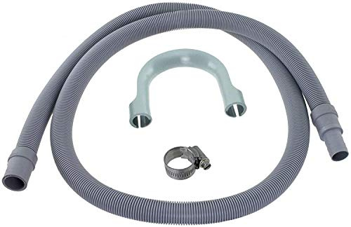 SPARES2GO Extension Drain Hose for Haier Washing Machine (1.5M, 19mm / 22mm)