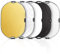Selens 5 en 1 Reflector de Luz Oval 80x120CM Plegable Portátil con Asa Iluminación Estudio Fotográfico Fotografía al Aire Libre, Color Negro, Blanco, Oro, Plata, Translúcido