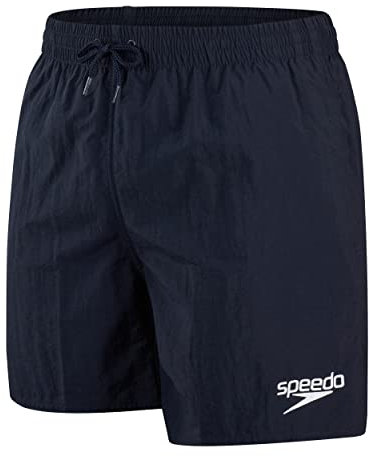 Speedo Men's 16 Watershort Swimming Trunks| Quick Dry | Comfortable Fit | Classic Style | Drawstring Waist, True Navy, M