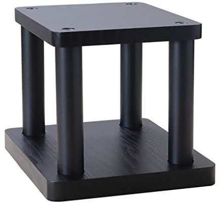 Supporto Per Diffusori Da Pavimento, Supporti Universali Per Diffusori, Supporto Per Diffusori Surround Da Teatro, Contiene Altoparlanti Satellitari E Da Scaffale ( Color : Black , Size : 20cm-E )