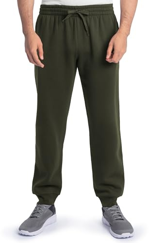 Fruit of The Loom Herren Trainingshose Eversoft Fleece-Jogginghose mit Taschen, Entspannte Passform, Feuchtigkeitsableitend, Atmungsaktiv, Konisch Zulaufende Sweathose