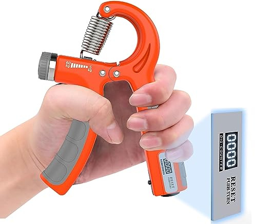 PROIRON Handtrainer Fingertrainer, Griffkraft Trainer 5-60 kg, Handtrainer Unterarm Trainingsgerät, Verstellbarer Grip Trainer, Finger Trainingsgerät, Handgelenk Trainer