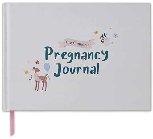 Schwangerschaftstagebuch und Erinnerungsbuch Geschenk - Schwangerschaftstagebuch für werdende neue Mütter - Inklusive Kalender, Sammelalbum, Checkliste und Organizer (Babytiere)