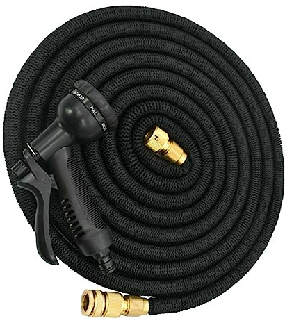Expandable Garden Hose Pipe – 250FT Flexible Expandable Garden Car Wash Pipe with Multi Function Spray Nozzle Included - The Ultimate Solution for Effortless Watering and Storage