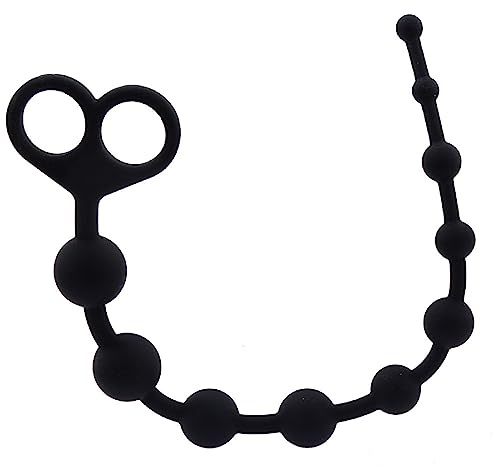 Sesso Anale Trainer Giocattolo Del Sesso Nero Perline Anali Giocattoli Del Sesso Butt Plug Silicone Anale Butt Plug Adulto Giocattoli Sexy Per Le Donne, Uomini e Principianti