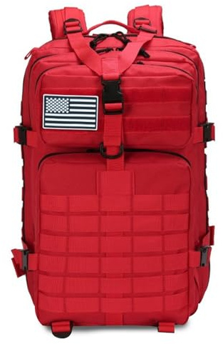 FANDARE 45L Militär Rucksack Molle Taktische Motorrad 3 Tage Armee Assault Wanderrucksack Herren Damen Arbeit für Taktischer Assault Wandern Reisen Trekkingrucksack Jagdrucksack Schulrucksack