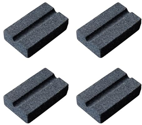 FEZTGVOFA 4 Pack Darts Sharpener, Darts V-Sharp Sharpening Stone, DartsS Sharpener Dart Tips Sharpening Tool, Easy Polishing and Deburring, Long Lasting Sharpness, Dart Accessories