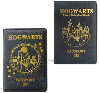 KEMUZ 2 Stück Reisepasshülle, Reisepass Hülle PU Leather Passport Cover, Reisepasshüllen Personalisiert, für Kreditkarten, Ausweis und Reisedokumente