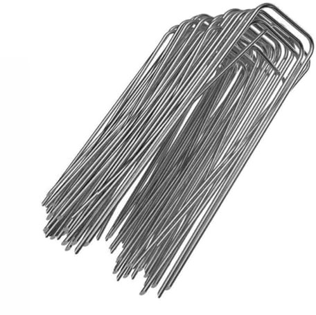 TOYANDONA 50 Piezas Clavos para Fijar Césped Clavo De para Pilotes De Jardín Herramienta para Fijar Césped Jardín