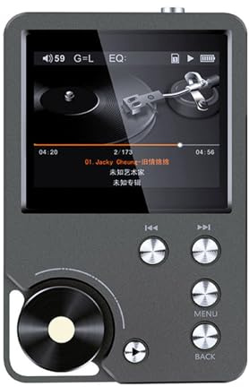 Dispositivo Musicale Professionale Lettore MP3 Con Decodifica DSD256 Durata Batteria 25 Ore Supporto Formati Multipli Lettori Con Struttura in Metallo Lettore Audiofilo Portatile