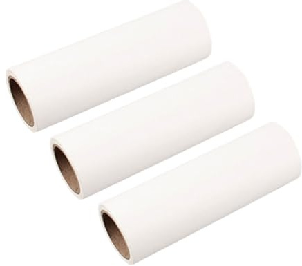 BAZEITFLOW 90 Sheets Lint Roller Sticky Paper Refills Removable Adhesive Hair Sticker Paper for Pet Hair Clothes Furniture and Lint Removal
