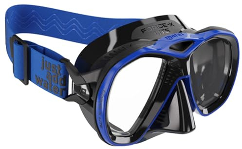 Mares Force X Lite Tauchmaske, Schwarz, Mono Silikon (Nero/Blu)