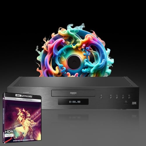 MULTIREGION Blu-ray Player Compatible with Panasonic DP-UB9000 MultiRegion Blu-ray Region A, B & C - DVD Regions 1-8 - Bundle Including Rock. 4K UHD Disc