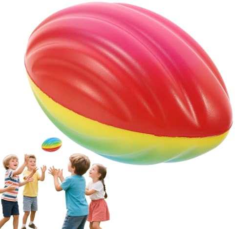 Grip Football, Mini Soft Foam Youth Football, Mini Footballs For Kids Spiral Foam Footballs Bulk, Solid Grip Toy Colorful Ball For Practice Team Play Backyard Beach Party Indoor Outdoor