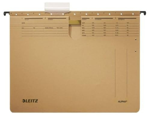 Leitz Hängehefter ALPHA/1914-00-00 A4 naturbraun 250g/qm Inh.1
