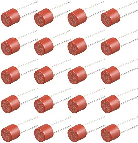 sourcing map 20 x con forma de cilindro lleva Radial Micro Fusible lento T6,3A 6,3A 250V