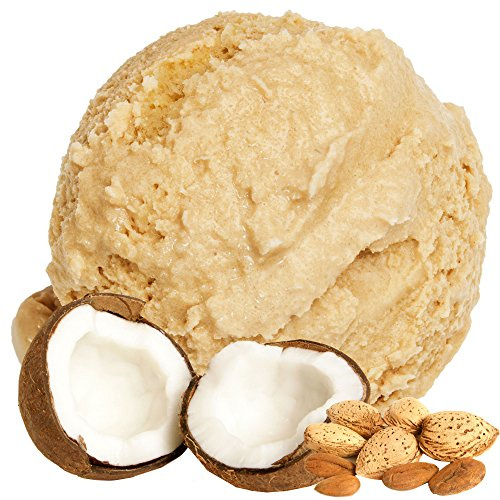 Kokos Mandel Geschmack 1 Kg Gino Gelati Eispulver Softeispulver für Ihre Eismaschine