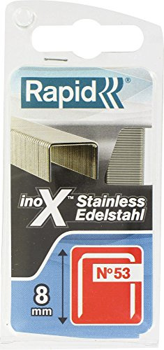Agrafe Edelstahl N ° 53 Rapid Agraf – Höhe 8 mm – 1080 Heftklammern