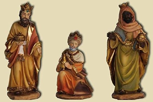 Unbekannt Krippenfiguren Heilige DREI Könige, 3tlg. geeignet für 7cm Figuren