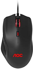 AOC GM200 Gaming Mouse - 4200 DPI - RGB colours - 1.8 metre PVC cable