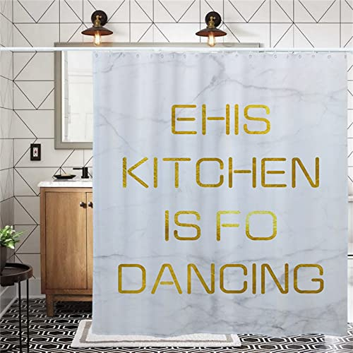 Duschvorhang 300x200cm ,Duschvorhänge Wasserdichter Anti-Schimmel Shower Curtains mit 12 C-Ringe,Verdickter Stoff,Waschbar Stoff Polyester 3D Duschrollo Badewanne Badezimmer Dekor Marmoriertes Grau