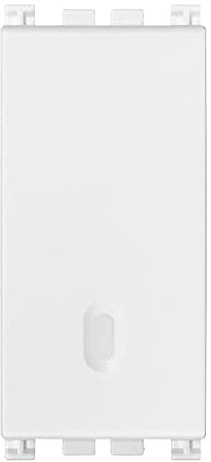 VIMAR 0R19004.B Arké deviatore illuminabile, 1 modulo, 1P 10AX, bianco