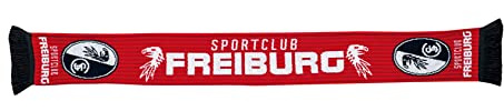 SC Freiburg SCF Freiburg Schal ''Doppelgreif'' / scarf / rassis / viciado Fanschal, Rot Schwarz