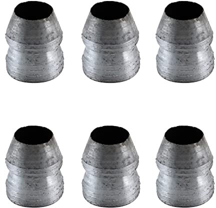 Curqia Cunei con manico conciale di sicurezza rotondi a cuneo a testa d'ascia (6 pezzi, 14 mm/0,55 pollici)