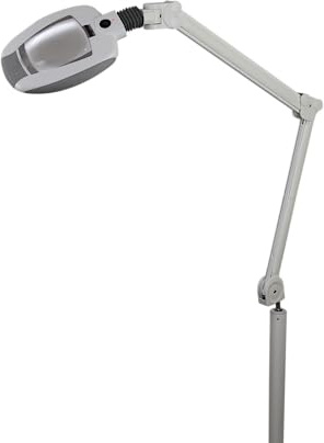 Lampada ingrandimento LED luce fredda e calda da 5/8 Diottrie con Stativo per estetica, Lente professionale
