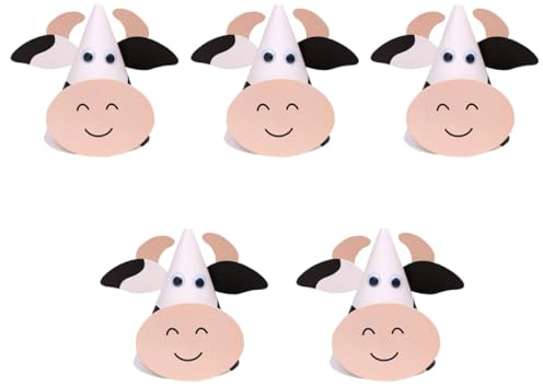 Toyvian 5st Baby Diy Hut Geburtstag Tiara Stirnband Geburtstag Hüte Kindergeburtstagsmütze Geburtstagsfeier Kronen Geburtstagsmützen Selber Machen Spielkappe Papier Kuchen Neugeboren