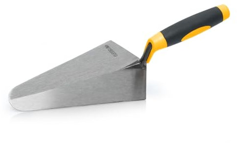 VITO - Truelle de maçon Portugaise forgée ronde 220mm Acier trempé Manche Bi-matière