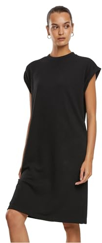 Urban Classics Damen Kleid Ladies Light Terry Dress, lässiges T-Shirt Kleid für Frauen, Oversized Fit