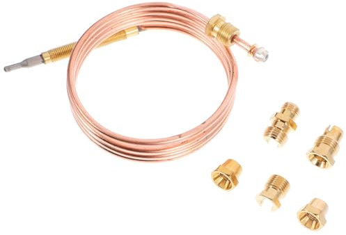JECOMPRIS Galvanische Thermosonde heizung temperaturfühler temperatur steuerung Kamin-Thermoelementsensor Ofenthermoelement BBQ-Grill-Thermoelement Universalherd-Thermoelement ersetzen Gas