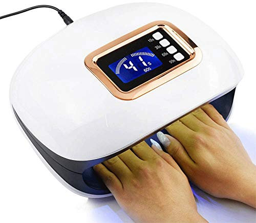 CHFYIJYHM Lampada for Unghie-Lampada for Unghie LED UV Portatile, Asciugatore for Unghie in Gel Compatto Smalti for Unghie in Gel a LED fotopolimerizzabili Professionalmente, Pedicure Manicure