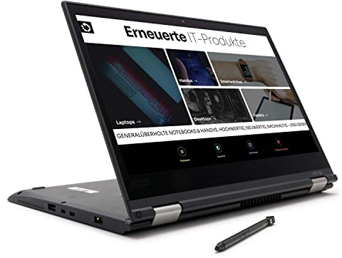 Lenovo ThinkPad Yoga X380 Laptop | 13.3 pollici | 1920 x 1080 Touch | Intel Core i5-8350U | 16 GB DDR4 RAM | 256 GB NVMe | DE-QWERTZ | Windows 11 Pro | 1 anno di garanzia | (ricondizionato)