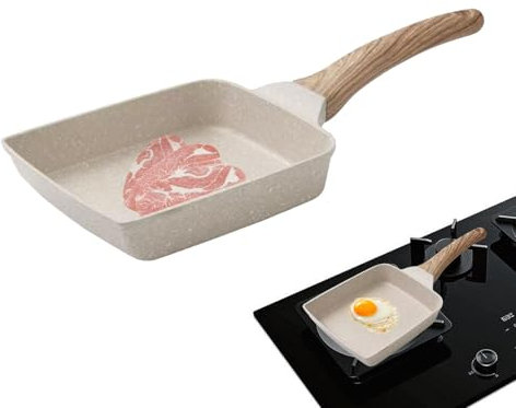 Padella per pancake – Miglior Pancake, Piccole padelle portatili | Country Kitchen Pentole E Padella da Campeggio, Con Rivestimento in Granito Per Cucinare Cucina Giapponese, Fritto, Riso, Cucina
