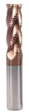 1 pièces HRC60 16mm 18mm fraises en bout d'ébauche en carbure longue 100mm fraise 4 cannelures 3F outil de fraise en bout de tour for l'ébauche de l'acier et de l'aluminium(31mm,HRC60 D16-100L CP)