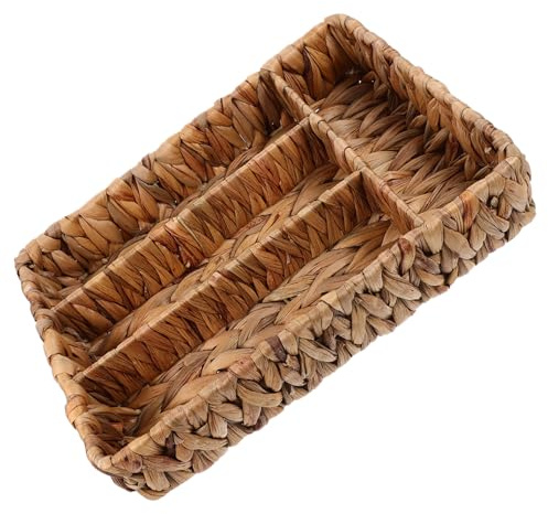 BESTYASH Panier Organisateur De Couverts Et Ustensiles Avec Tissage Vibrant Design Compact Pour Cuisine Ou Placards Matériel Et Facile à Nettoyer