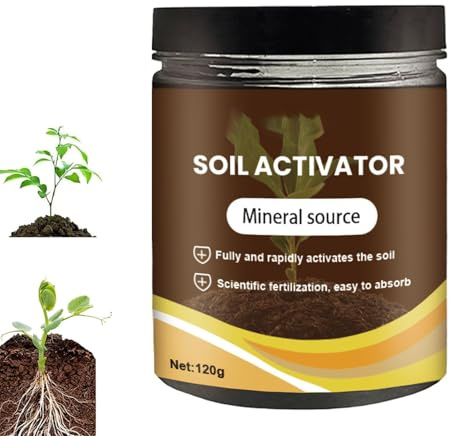 Soil Activated, 2026 Nuovo Attivatore Organico Del Terreno E Fertilizzante Per Aiuole Rialzate, Prati E Terriccio, Fertilizzante Per Piante D'appartamento Per Fiori E Piante Da Terra Sani (1 pezzi)