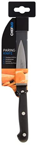 Chef Aid Couteau doffice en Acier Inoxydable Pour Fruits et Legumes Manche Ergonomique Pratique pour la Preparation en Cuisine