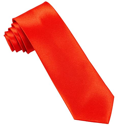 W WIDMANN MILANO Party Fashion - Satin Krawatte für Erwachsene | Elegantes Accessoire für Karneval, Mottoparty, Disco und auffällige Party-Outfits