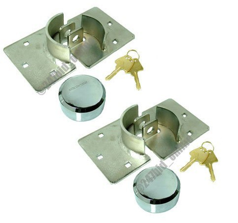 2 x HIGH Security Padlock + HASP Van Lock + Fixing KIT