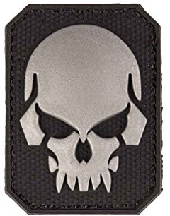 Mil-Tec Patch 3D Skull PVC m. Klett small