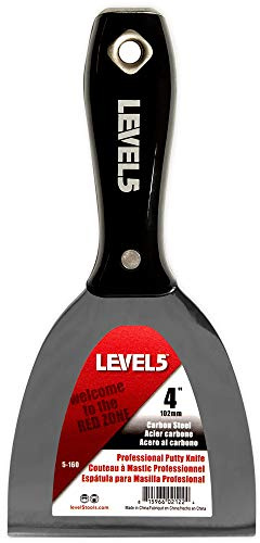 Level 5 Tools 5-160 Putty Knife,CS,Nylon Handle,4